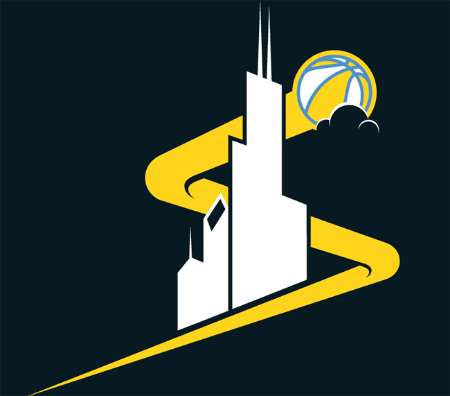 Chicago Sky 2006-Pres Alternate Logo v7 iron on heat transfer